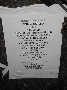 [H17 setlist]