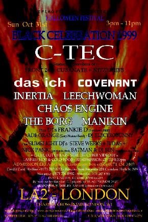 [Black Celebration gig poster]