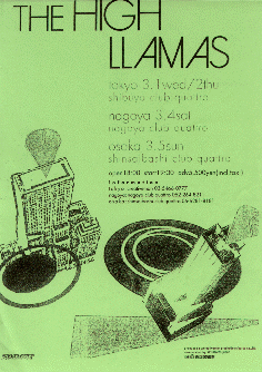 [High Llamas gig poster]