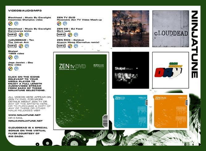 [Ninja Tunes Media Flyer]